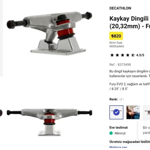 Kaykay Dingili - 8" Boy (20,32mm) - Fury