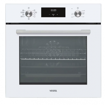 Vestel AF-7684 YB Beyaz Ankastre Fırın