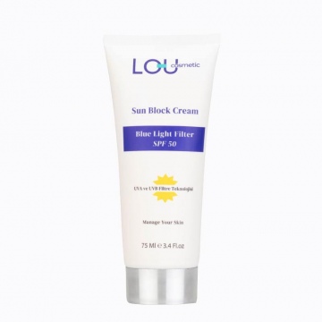 Lou Cosmetic Mavi Işık Filtreli Spf50+ Güneş Kremi