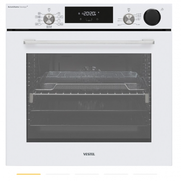 Vestel AF-8785 YB LightFry Beyaz Ankastre Fırın