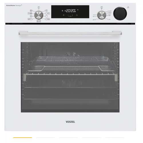 Vestel AF-8785 YB LightFry Beyaz Ankastre Fırın