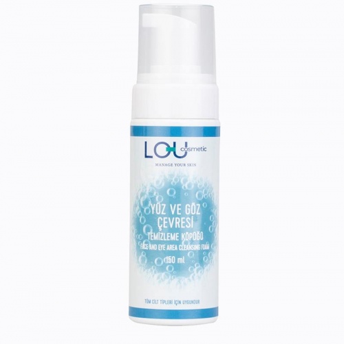 Lou Cosmetic Yüz ve Göz Çevresi Temizleme Köpüğü