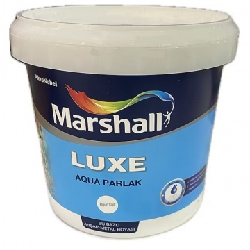 Marshall Aqua Luxe Su Bazlı Parlak Akrilik Esaslı Dekoratif Boya - Lokum - 15 Lt