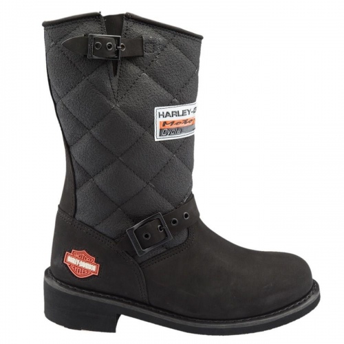 Harley Davidson Laconia 644 Kadın Siyah Nubuk Çizme